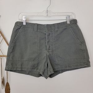 American Eagle Outfitters Green Cargo Shorts